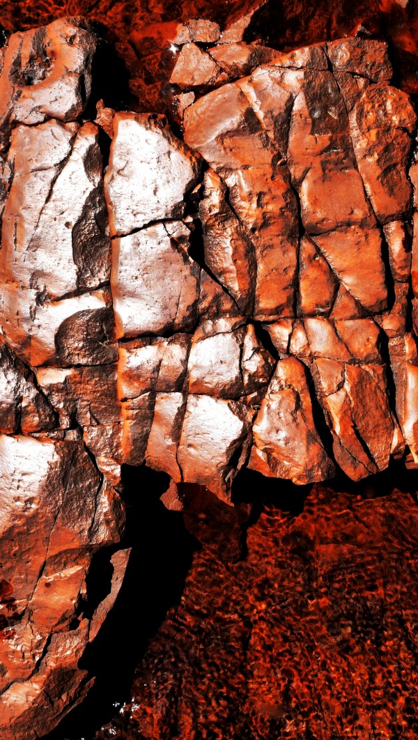 Australia Rocks - Abstract 33 by Lexa Harpell